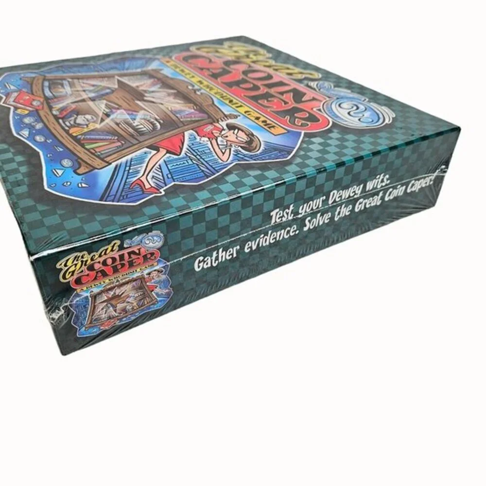 The Great Coin Caper A Dewey Whodunit Game‎ Family Game Night Play Detective New